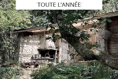 cabane forêt fontainebleau