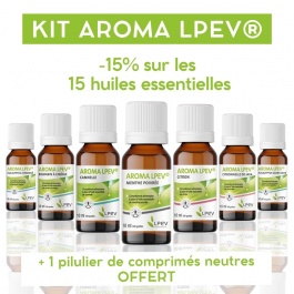 Kit Aroma LPEV® : -15% sur 15 huiles essentielles