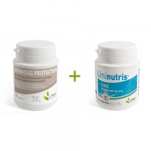 Pack peau - soleil : Dermolig® Protection + Uninutris® Zinc