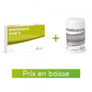 Pack stress-résilience : Rhodiole SHR-5 + Magnésium LPEV®